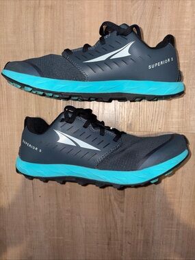 Altra Trail Running Shoes Womens 7 Grey Superior 5 Sneakers Trainer